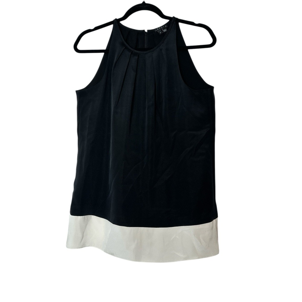 Theory Top Women's Size 6 Sleeveless Silk Formal Party Elegant Career Old Money